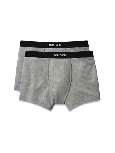 Tom Ford Bi-pack Boxer Brief In Gray