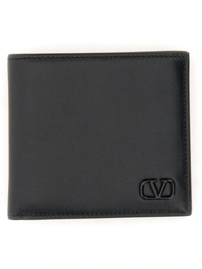 Valentino Garavani "vlogo Signature" Wallet In Black