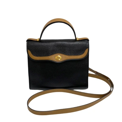 Dior Black Leather Shopper Bag ()