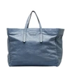 GUCCI GUCCI ABBEY BLUE LEATHER TOTE BAG (PRE-OWNED)