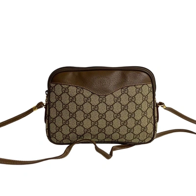 Gucci Brown Leather Shoulder Bag ()