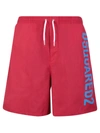 Dsquared2 Red Technicolor Swim Shorts In Yellow