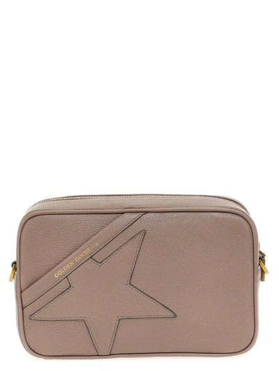 Golden Goose 'star Bag' Crossbody Bag In Beige