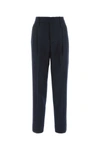 Gucci Chic Black Viscose Blend Pants For Women In Blue