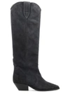 Isabel Marant Women Denvee Suede Leather Boots In Multi