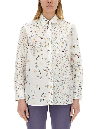 PS BY PAUL SMITH PS PAUL SMITH FLORAL PRINT SHIRT