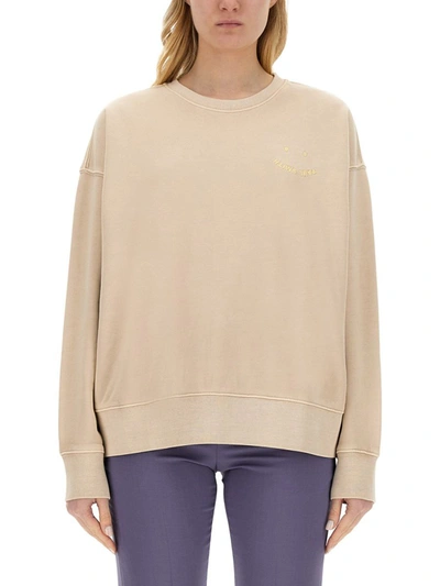 Ps By Paul Smith Ps Paul Smith Sweatshirt With Logo In Beige