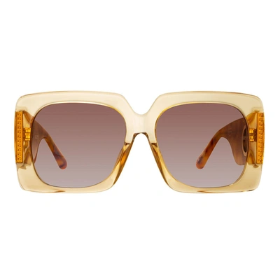 Linda Farrow Sunglasses In Yellow