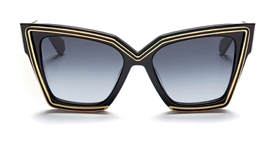 Valentino V-grace - Black / Gold Sunglasses