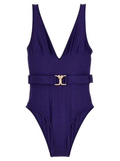 ZIMMERMANN ZIMMERMANN 'RAI KNOT TRIM PLUNGE' ONE-PIECE SWIMSUIT