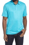 CUTTER & BUCK FORGE STRETCH WAVE PRINT POLO SHIRT