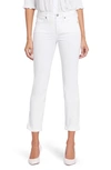 Nydj Plus Sheri Optic White Ankle Crop Jean In Optic White