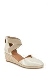 Gentle Souls By Kenneth Cole Orya Espadrille Wedge Sandal In Ice