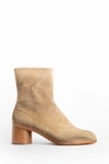 Maison Margiela Tabi Split-toe Ankle Boots In Beige