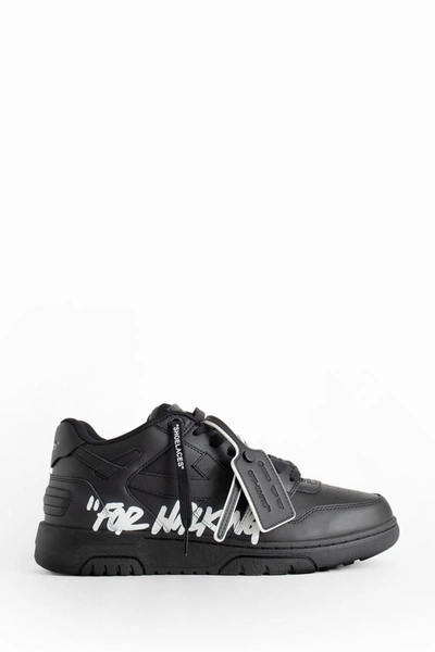 Off-white Sneakers In Black/silver