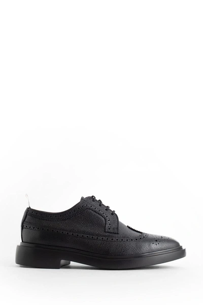 Thom Browne 黑色 Classic Longwing 布洛克鞋 In Black