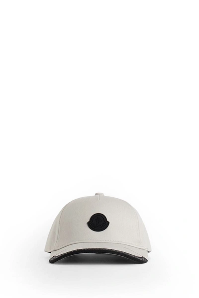 Moncler Hats In White