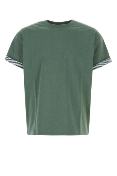 Bottega Veneta Man Green Cotton T-shirt