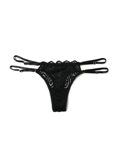 Hanky Panky Along The Lines Thong In Black