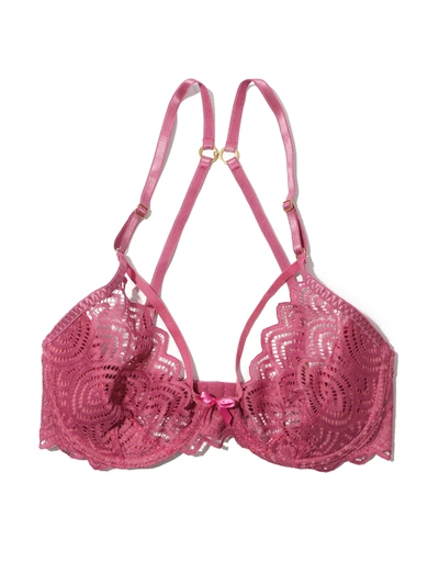 Hanky Panky Along The Lines Underwire Bra In Pink
