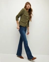 Shop Veronica Beard Kensington Knit Jacket In Army