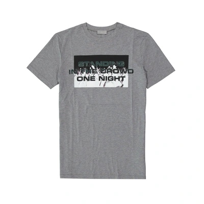 Dior Cotton Printed T Shirt In Grey