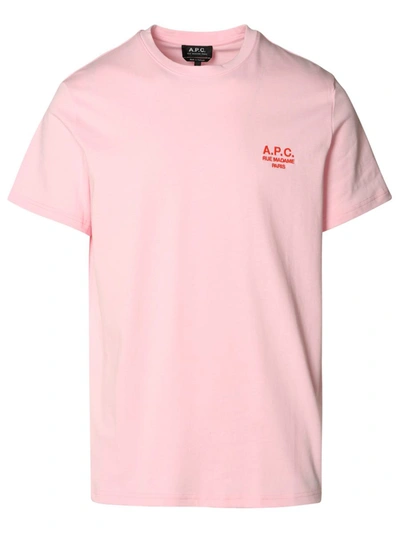 A.p.c. Raymond T-shirt In Pink