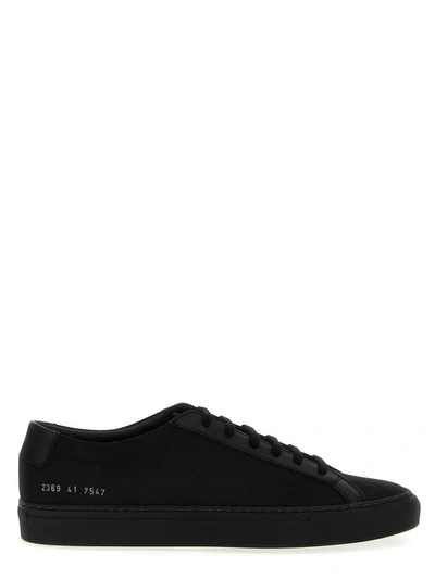 Common Projects Black Achilles Sneakers In 7547 Black