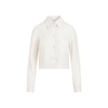 Gabriela Hearst White Ivory Virgin Wool Thereza Jacket In Nude & Neutrals