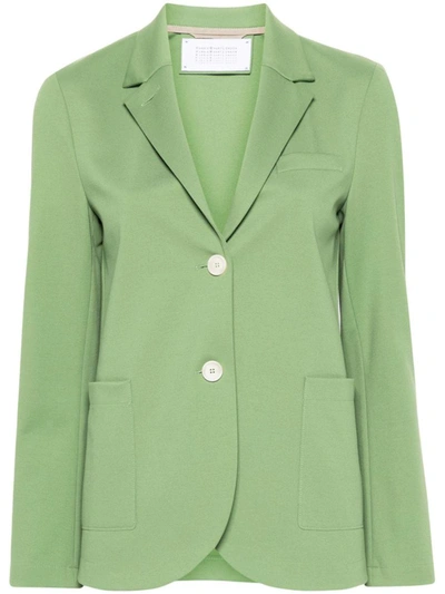 Harris Wharf London Single-breasted Blazer In Green