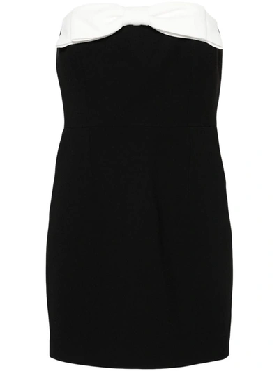 The New Arrivals By Ilkyaz Ozel Elea Crepe Mini Dress In Black