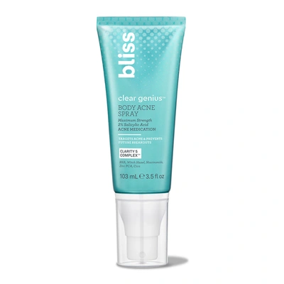 Bliss Clear Genius Body Acne Spray In White