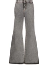 Etro Logo-embroidered Basic Flared Jeans In Black