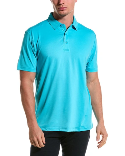 Callaway Micro Hex Solid Polo Shirt In Blue
