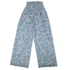 Opening Ceremony Blue Polyester Leopard Print Pull On Pants In Multi