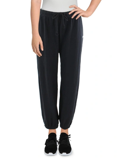 Levi's Plus Womens French Terry Logo Sweatpants In Black