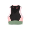 Jordan Black Arctic Pink Polyester 7 Green Heatwave Crop Top In Multi