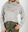 Sanctuary Cozy Mornings Turtleneck Sweater In Grey