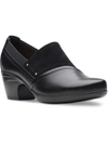 CLARKS EMILY STEP WOMENS LEATHER LOAFERS
