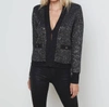 L'agence Jinny Sequin Cardigan In Multi
