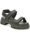 Aqua College Hux Womens Casual Open Toe Platform Sandals In Green