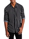 AND NOW THIS MENS STRIPED COLLARED BUTTON-DOWN SHIRT