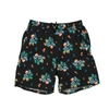 Opening Ceremony Black Rayon Multicolored Design Shorts In Multi