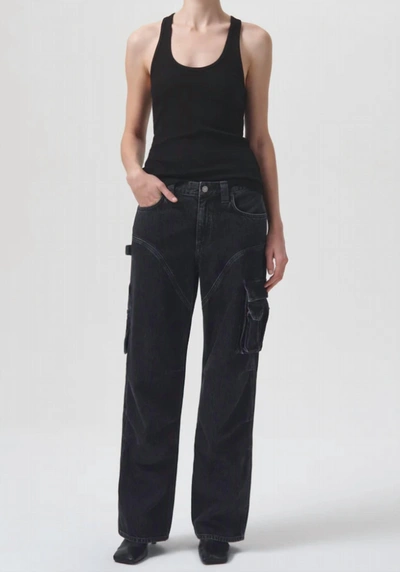 Agolde Nera Pant In Spider In Black