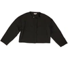 Opening Ceremony Black Polyester Solid Quilted Jacket In Multi