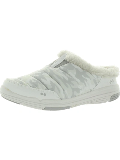 Ryka Anise Womens Slip On Casual Slip-on Sneakers In White