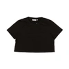 Opening Ceremony Black Blank Oc Cropped Short Sleeve T-shirt In Multi