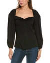 UNGARO JOVANNA SILK-BLEND BLOUSE