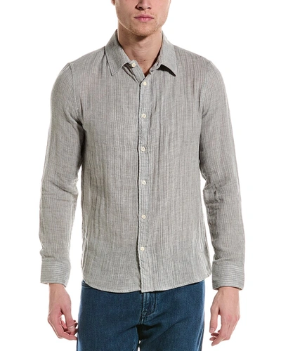Joe's Jeans Oliver Point Collar Shirt In Grey