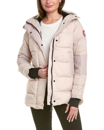 Canada Goose Alliston Hooded Down Jacket In Lucent Rose